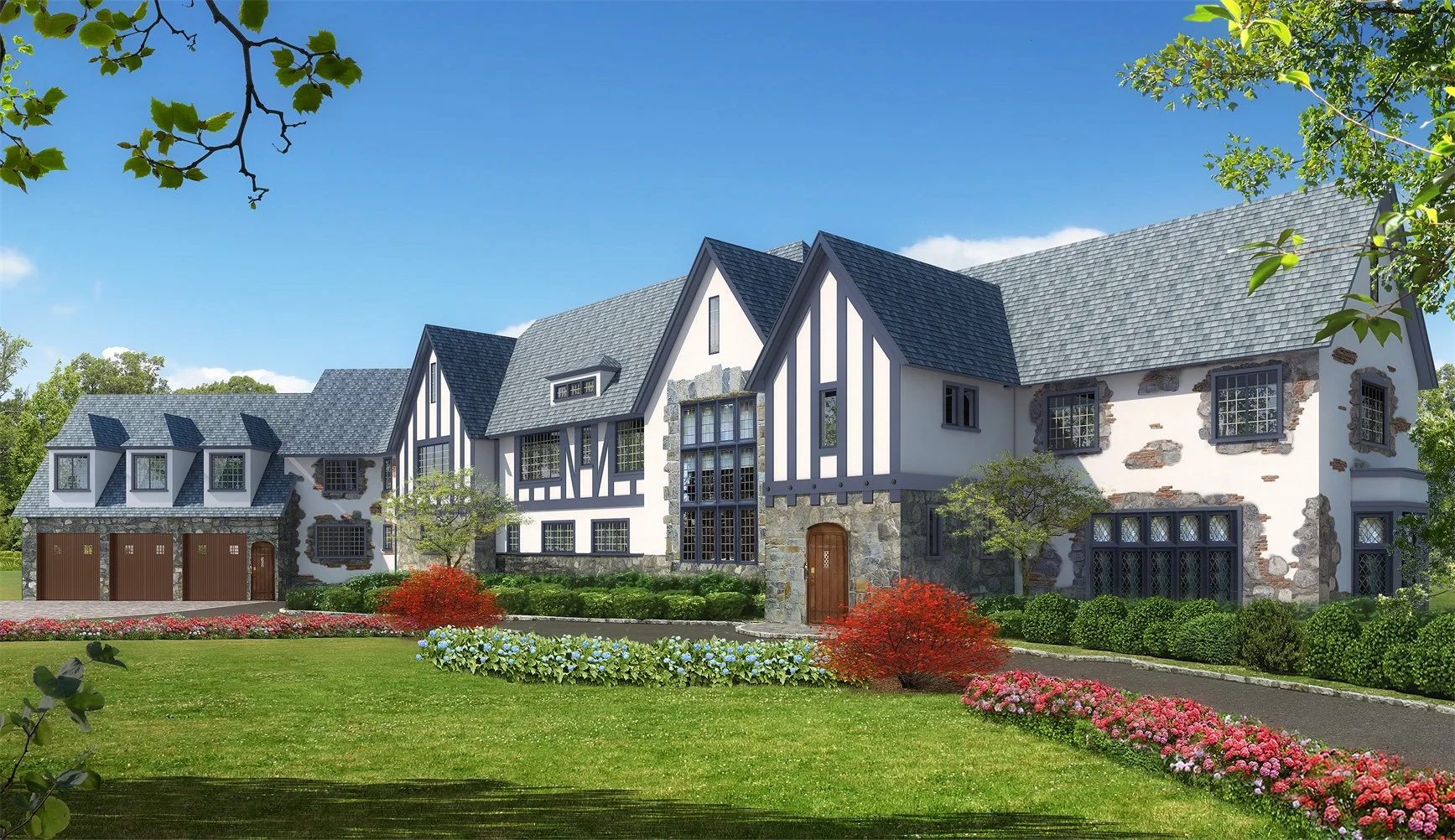 Modern English tudor homes