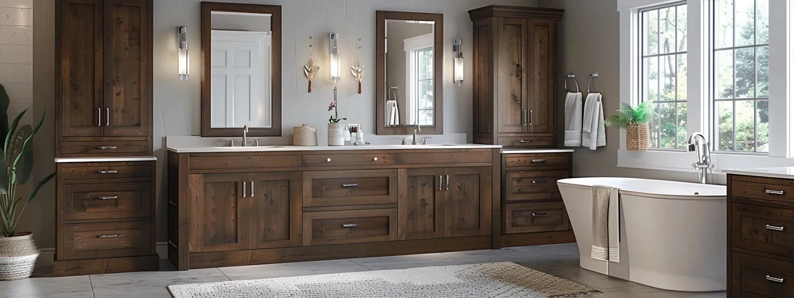 how to organize bathroom cabinet