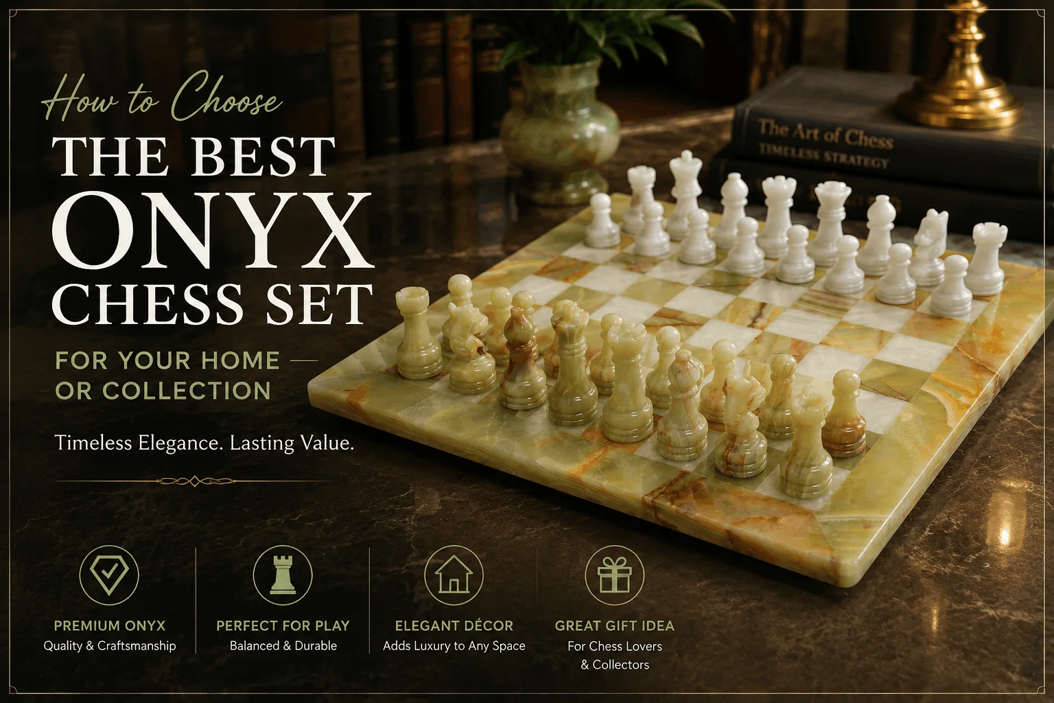 Onyx Chess Set